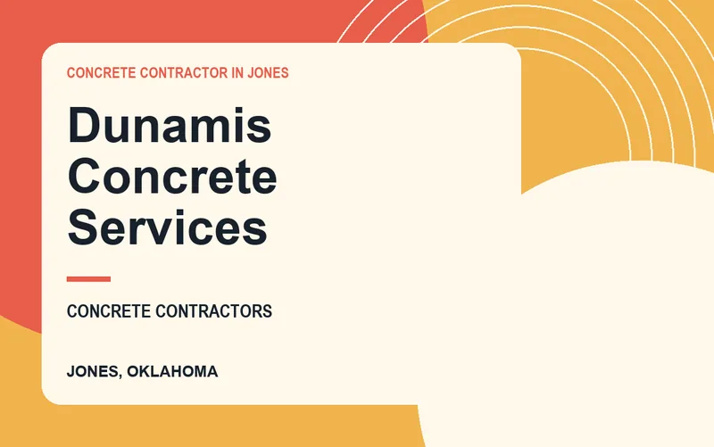 DUNAMIS CONCRETE SERVICES in Jones, Oklahoma