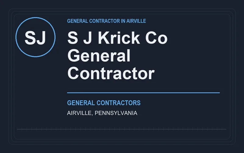 S J Krick Co General Contractor in Airville, Pennsylvania