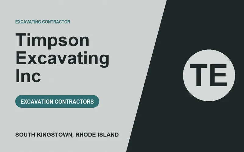Timpson Excavating Inc in South Kingstown, Rhode Island
