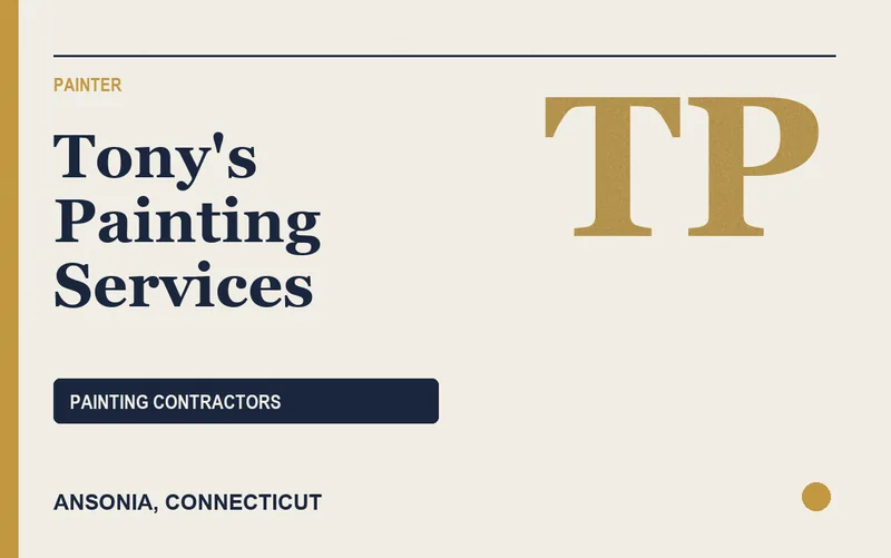Tony's Painting Services in Ansonia, Connecticut
