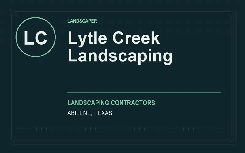 Lytle Creek Landscaping in Abilene, Texas