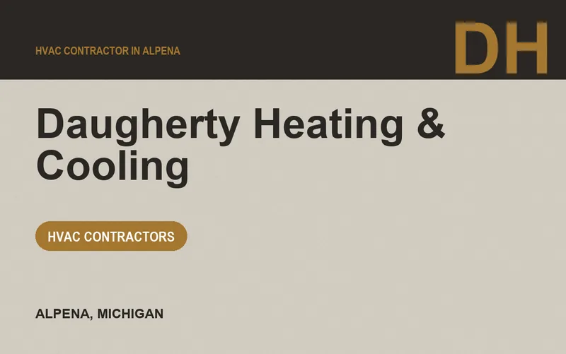 Daugherty Heating & Cooling in Alpena, Michigan