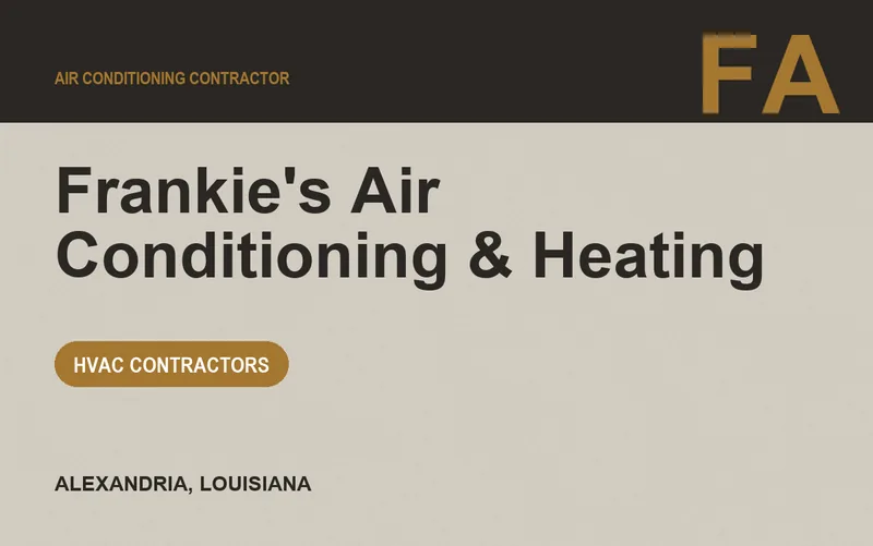Frankie's Air Conditioning & Heating in Alexandria, Louisiana