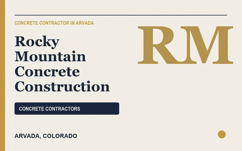 Rocky Mountain Concrete Construction in Arvada, Colorado