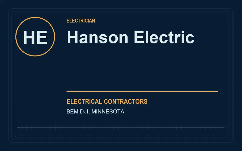 Hanson Electric in Bemidji, Minnesota