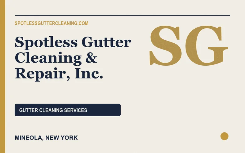 Spotless Gutter Cleaning & Repair, Inc. in Mineola, New York