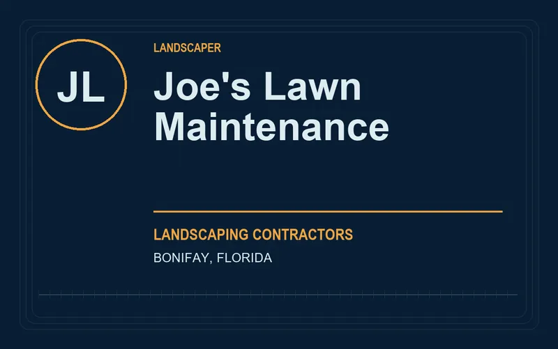 Joe's Lawn Maintenance in Bonifay, Florida