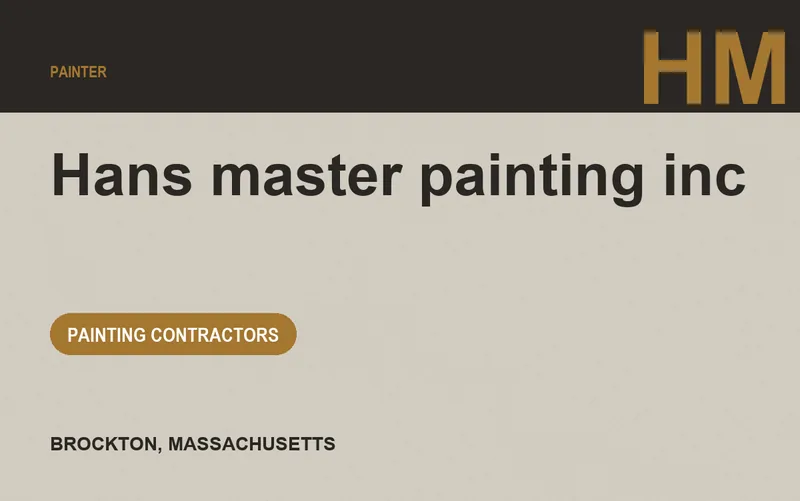 Hans master painting inc in Brockton, Massachusetts