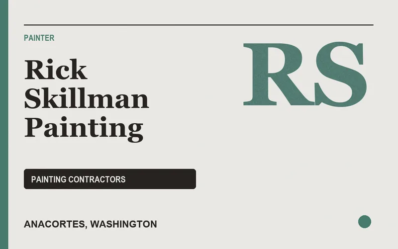 Rick Skillman Painting in Anacortes, Washington