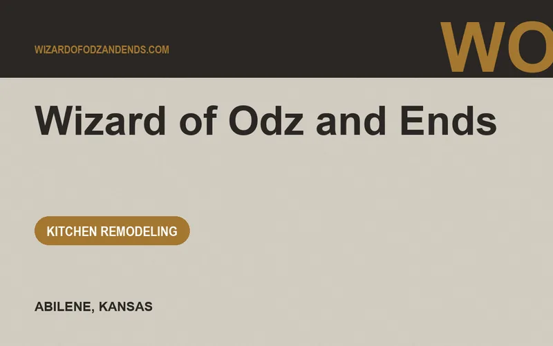 Wizard of Odz and Ends in Abilene, Kansas