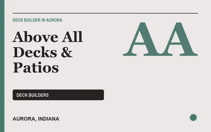 Above All Decks & Patios in Aurora, Indiana