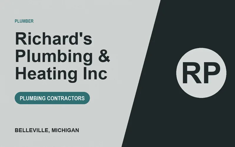 Richard's Plumbing & Heating Inc in Belleville, Michigan
