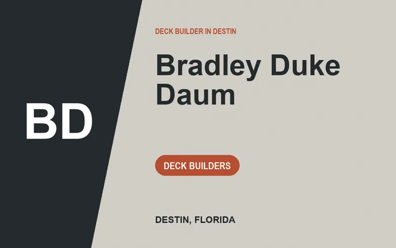 Bradley Duke Daum in Destin, Florida