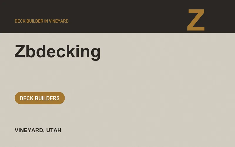 ZBDECKING in Vineyard, Utah