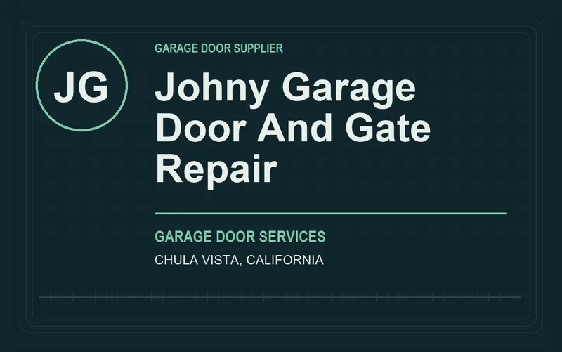 JOHNY GARAGE DOOR AND GATE REPAIR in Chula Vista, California
