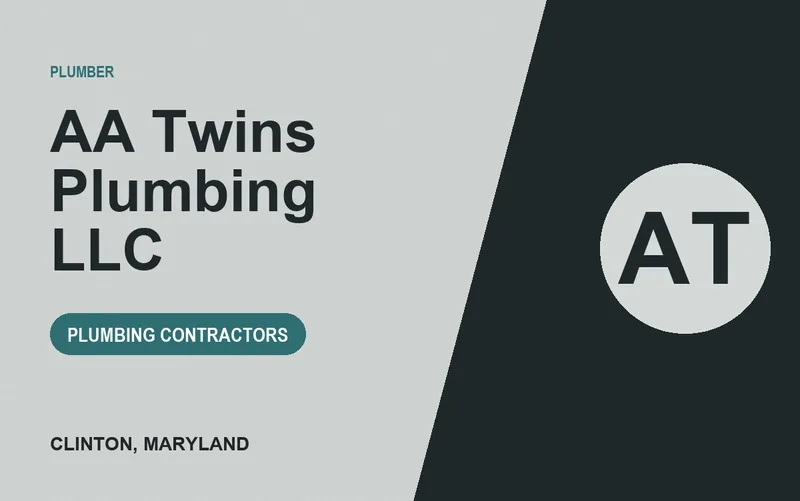 AA Twins Plumbing LLC in Clinton, Maryland