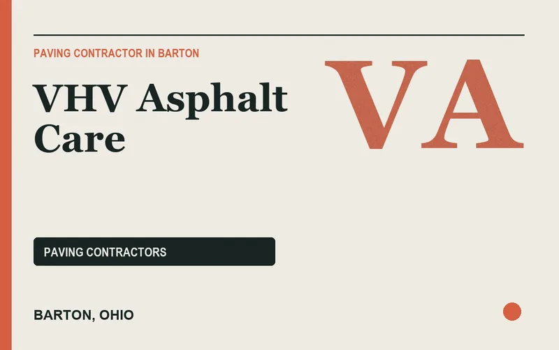 VHV Asphalt Care in Barton, Ohio