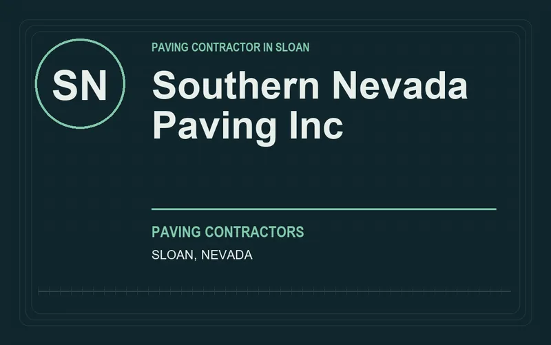 Southern Nevada Paving Inc in Sloan, Nevada