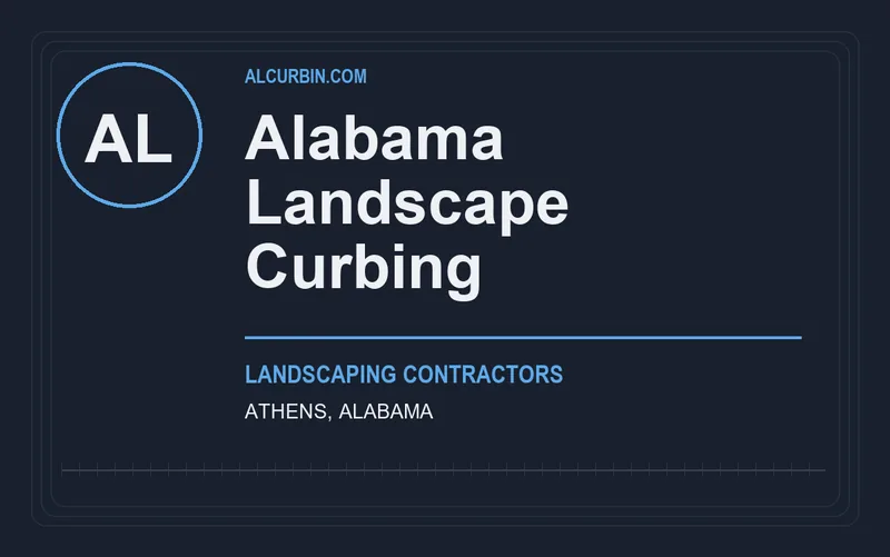 Alabama Landscape Curbing in Athens, Alabama