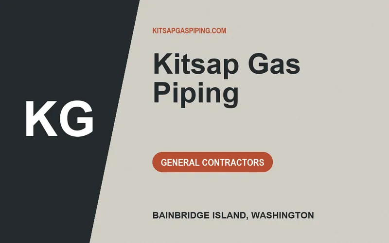 Kitsap Gas Piping in Bainbridge Island, Washington