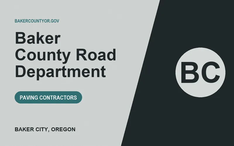 Baker County Road Department in Baker City, Oregon