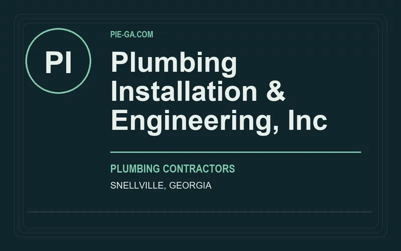 Plumbing Installation & Engineering, Inc in Snellville, Georgia