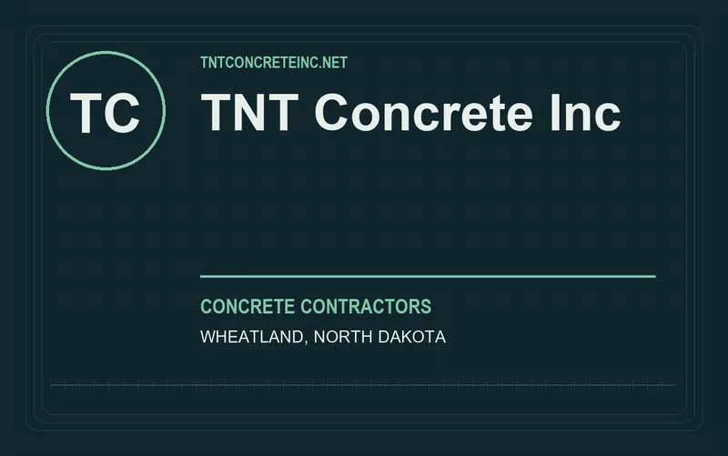TNT Concrete Inc in Wheatland, North Dakota