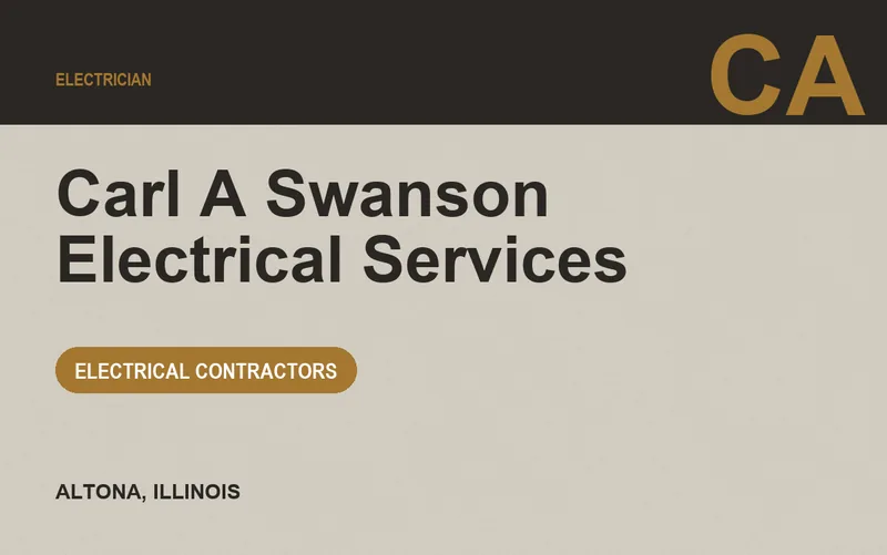 Carl A Swanson Electrical Services in Altona, Illinois