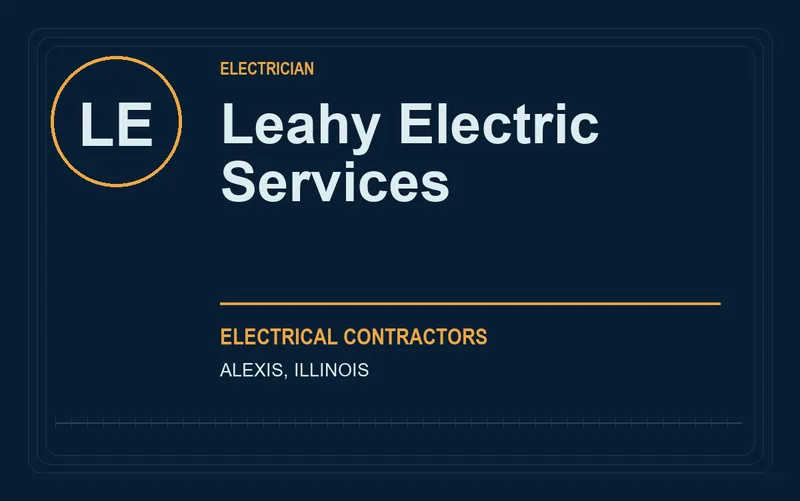 Leahy Electric Services in Alexis, Illinois