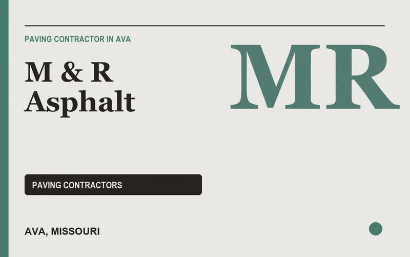 M & R Asphalt in Ava, Missouri