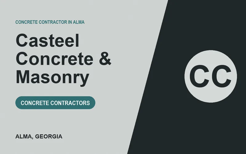 Casteel Concrete & Masonry in Alma, Georgia