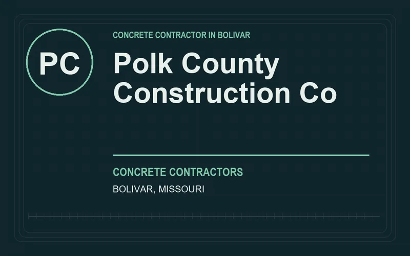 Polk County Construction Co in Bolivar, Missouri