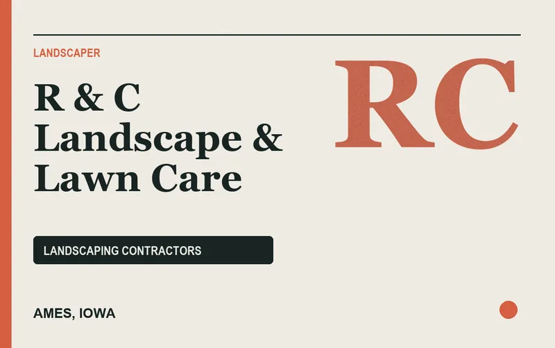R & C Landscape & Lawn Care in Ames, Iowa