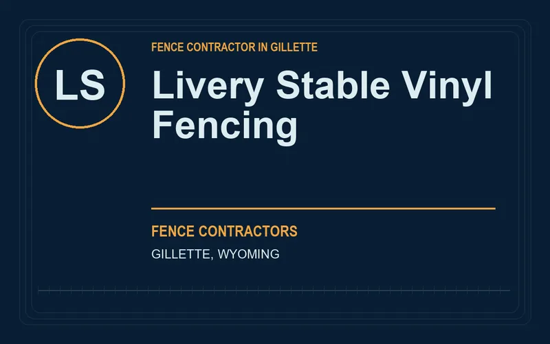Livery Stable Vinyl Fencing in Gillette, Wyoming