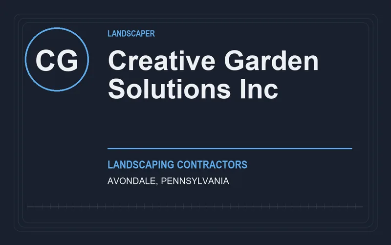 Creative Garden Solutions Inc in Avondale, Pennsylvania