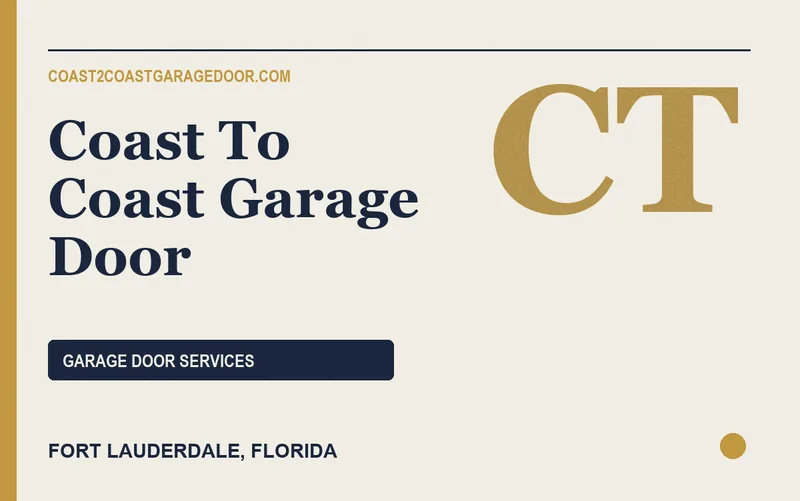 Coast To Coast Garage Door in Fort Lauderdale, Florida
