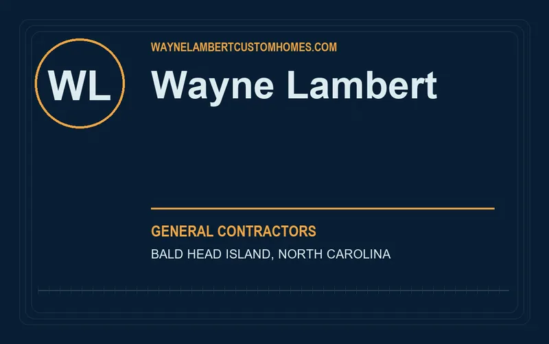 Wayne Lambert in Bald Head Island, North Carolina