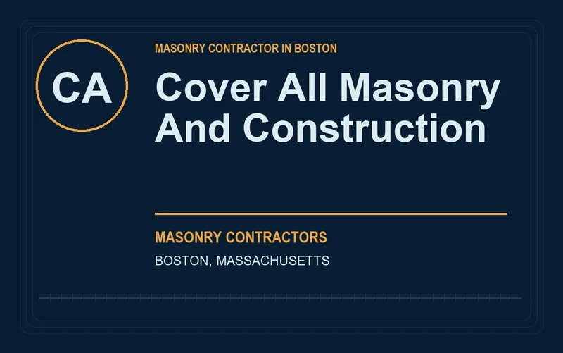 Cover All Masonry And Construction in Boston, Massachusetts