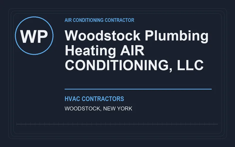 Woodstock Plumbing Heating AIR CONDITIONING, LLC in Woodstock, New York