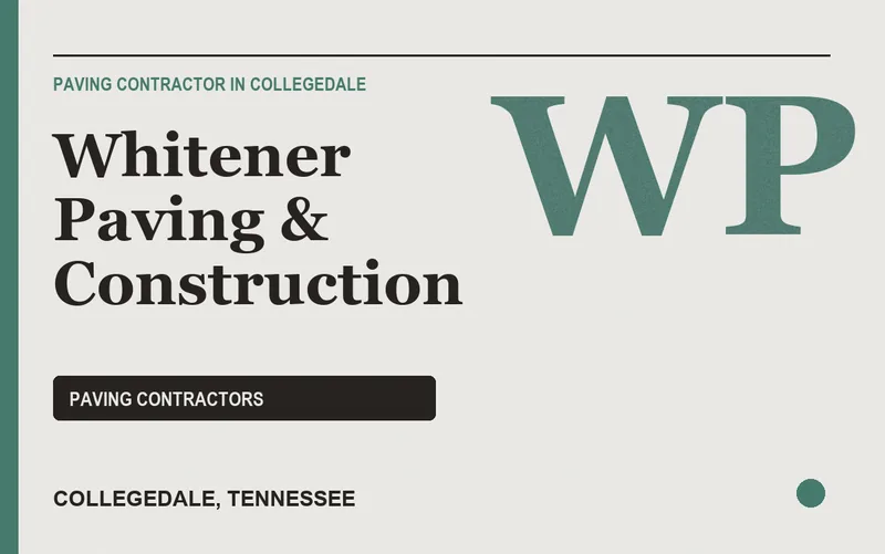 Whitener Paving & Construction in Collegedale, Tennessee