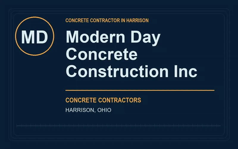 Modern Day Concrete Construction Inc in Harrison, Ohio