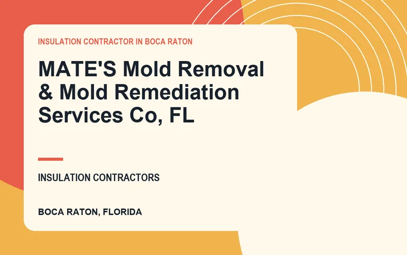 MATE'S Mold Removal & Mold Remediation Services Co, FL in Boca Raton, Florida