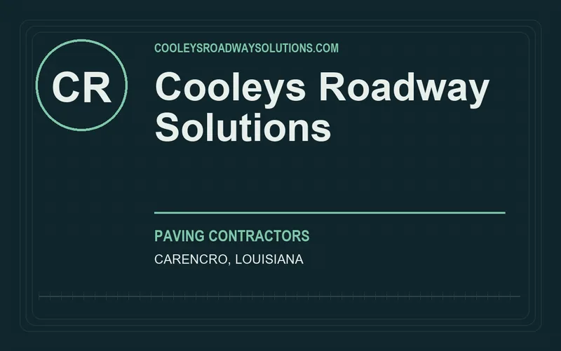 Cooleys Roadway Solutions in Carencro, Louisiana