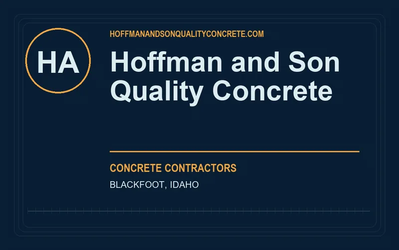 Hoffman and Son Quality Concrete in Blackfoot, Idaho