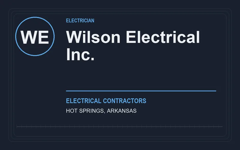 Wilson Electrical Inc. in Hot Springs, Arkansas