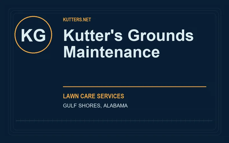 Kutter's Grounds Maintenance in Gulf Shores, Alabama