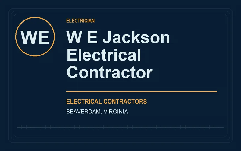 W E Jackson Electrical Contractor in Beaverdam, Virginia