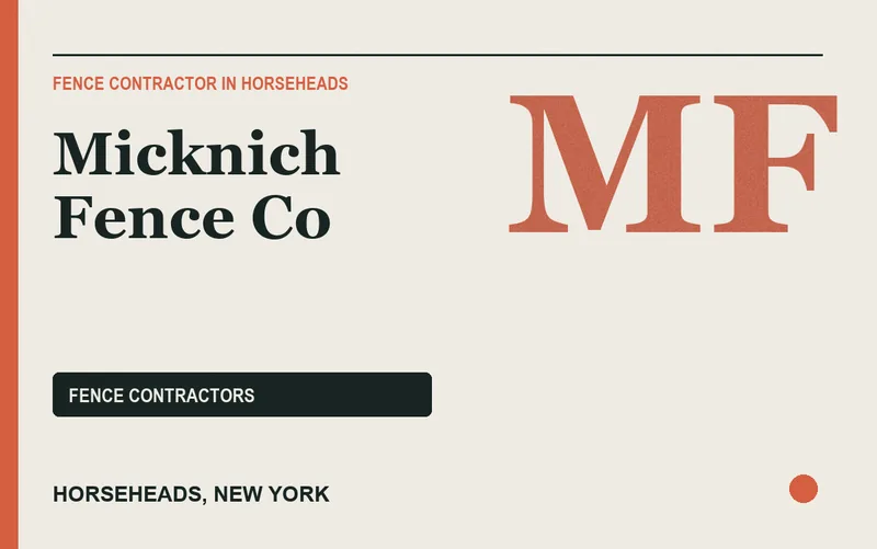 Micknich Fence Co in Horseheads, New York