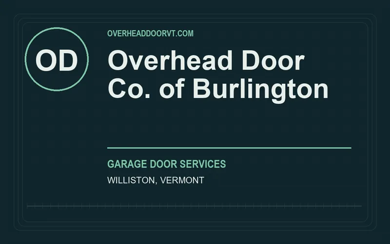 Overhead Door Co. of Burlington in Williston, Vermont