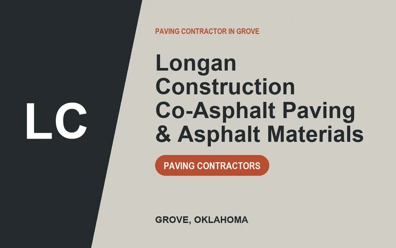 Longan Construction Co-Asphalt Paving & Asphalt Materials in Grove, Oklahoma